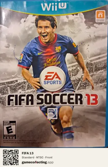 FIFA 13 Nintendo Wii U, NTSC box front