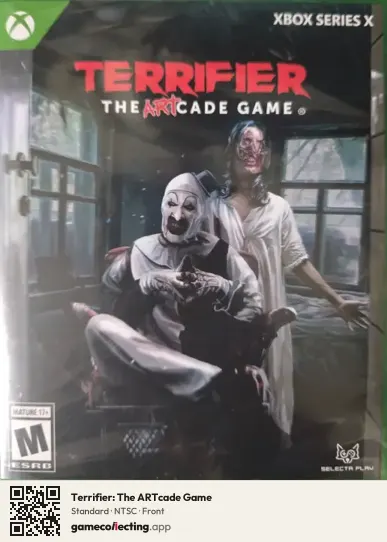 Terrifier: The ARTcade Game Xbox Series X, NTSC box front