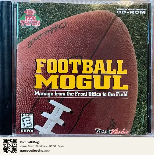Football Mogul Computer, NTSC box front