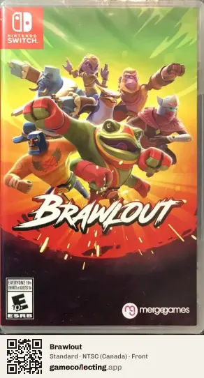 Brawlout Nintendo Switch, Canada box front