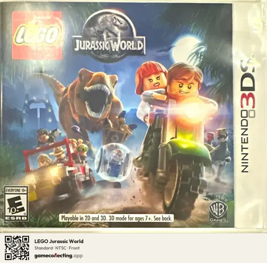 LEGO Jurassic World Nintendo 3DS, NTSC box front