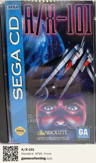 A/X-101 Sega Mega-CD / Sega CD, NTSC box front
