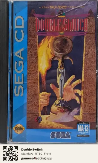 Double Switch Sega Mega-CD / Sega CD, NTSC box front