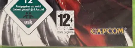 Street Fighter IV, the USK square on its front