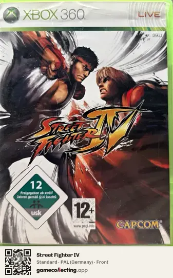 Street Fighter IV Xbox 360, Germany box front