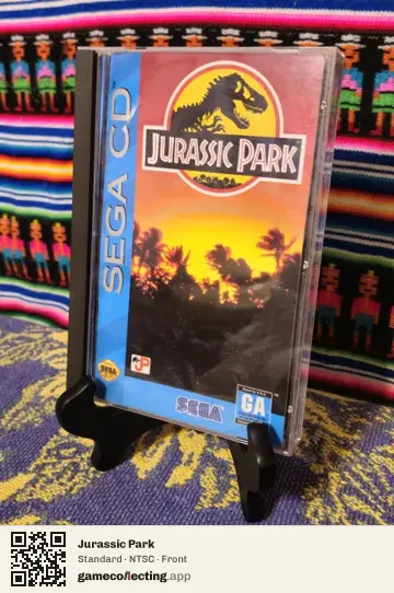 Jurassic Park Sega Mega-CD / Sega CD, NTSC box front