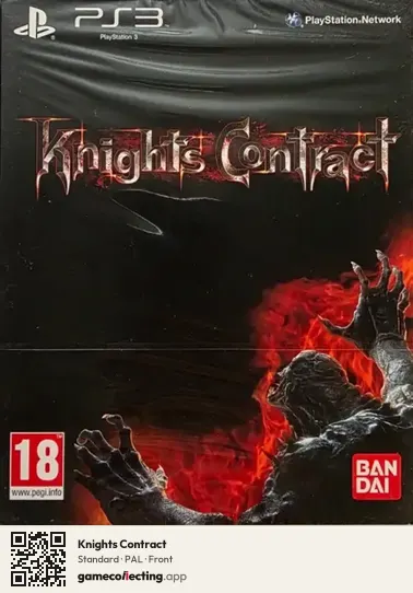 Knights Contract PlayStation 3, PAL box front