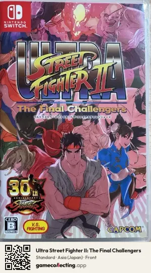 Ultra Street Fighter II: The Final Challengers Nintendo Switch, Asia box front