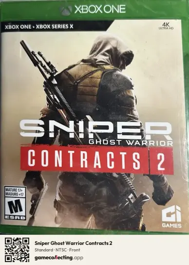 Sniper Ghost Warrior Contracts 2 Xbox One, NTSC box front