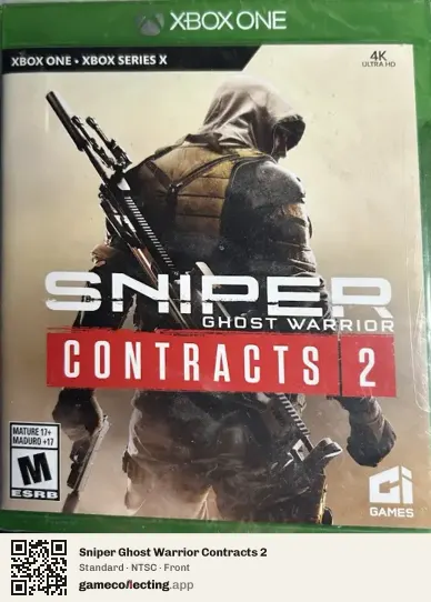 Sniper Ghost Warrior Contracts 2 Xbox One, NTSC box front