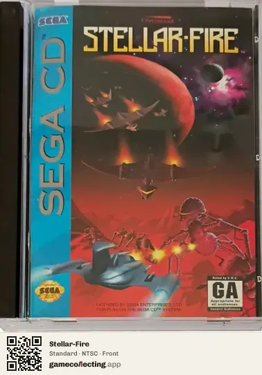 Stellar-Fire Sega Mega-CD / Sega CD, NTSC box front