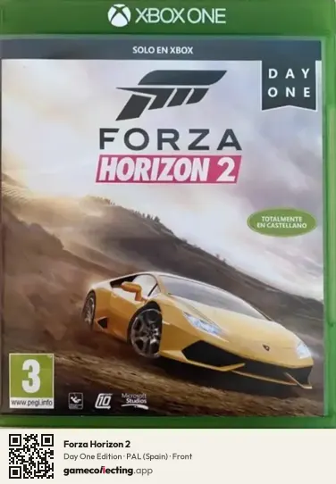 Forza Horizon 2 Xbox One, Spain box front