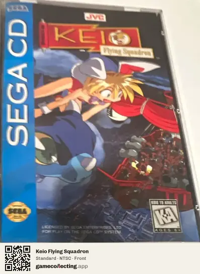 Keio Flying Squadron Sega Mega-CD / Sega CD, NTSC box front