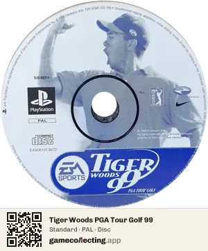 Tiger Woods PGA Tour Golf 99 PlayStation, PAL disc