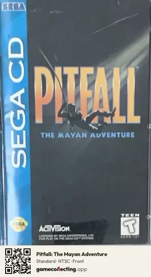 Pitfall: The Mayan Adventure Sega Mega-CD / Sega CD, NTSC box front