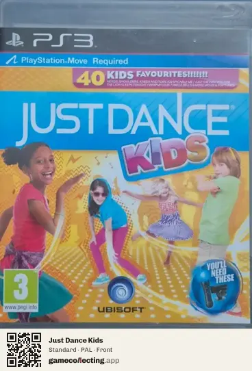 Just Dance Kids PlayStation 3, PAL box front