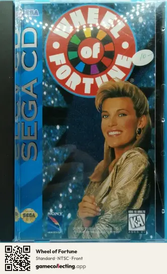Wheel of Fortune Sega Mega-CD / Sega CD, NTSC box front