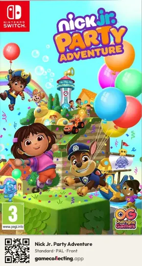 Nick Jr. Party Adventure Nintendo Switch, PAL box front