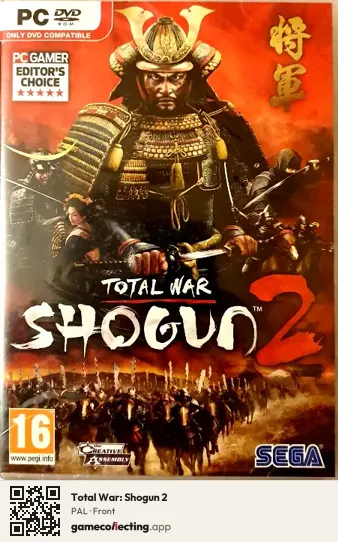 Total War: Shogun 2 Computer, PAL box front