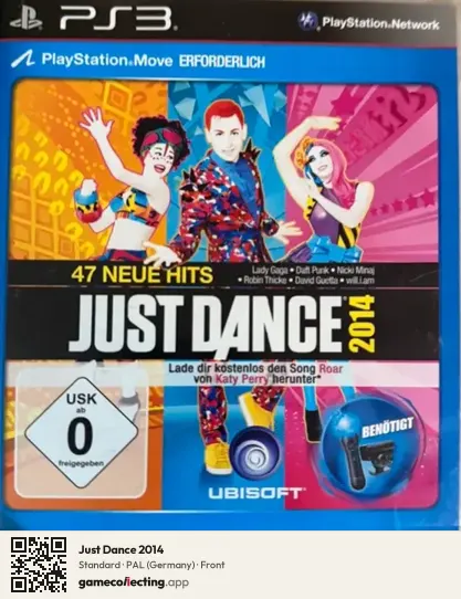 Just Dance 2014 PlayStation 3, Germany box front