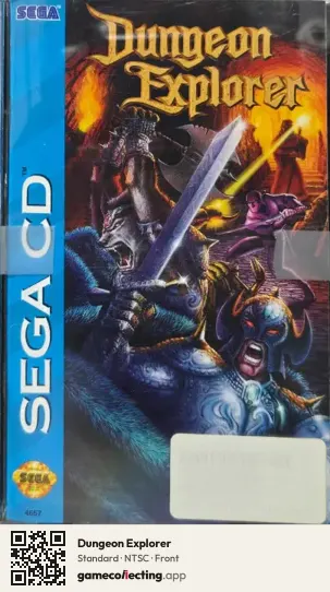 Dungeon Explorer Sega Mega-CD / Sega CD, NTSC box front