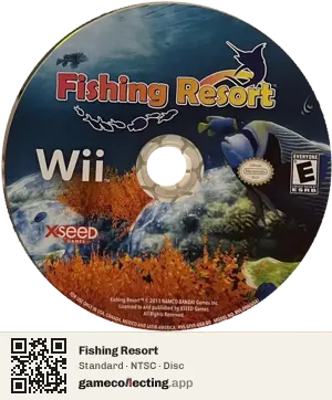 Fishing Resort Nintendo Wii, NTSC disc