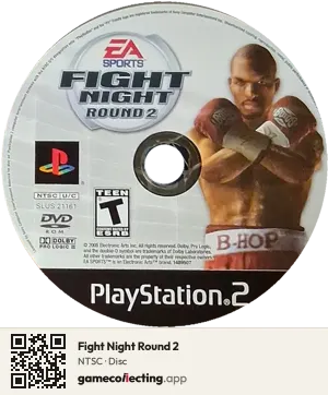Fight Night Round 2 PlayStation 2, NTSC disc