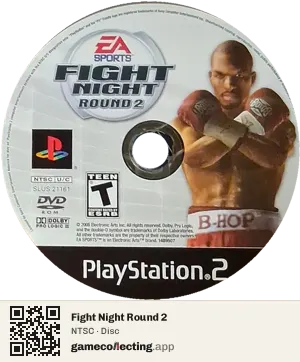 Fight Night Round 2 PlayStation 2, NTSC disc