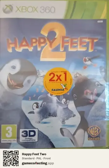 Happy Feet Two Xbox 360, PAL box front