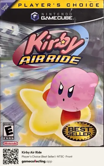 Kirby Air Ride Nintendo GameCube, NTSC box front
