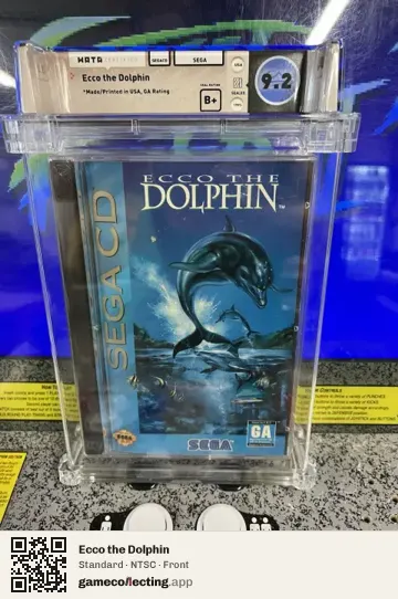 Ecco the Dolphin Sega Mega-CD / Sega CD, NTSC box front