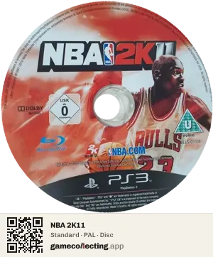 NBA 2K11 PlayStation 3, PAL disc