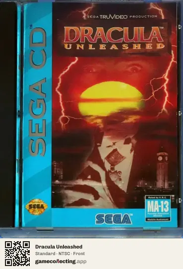 Dracula Unleashed Sega Mega-CD / Sega CD, NTSC box front