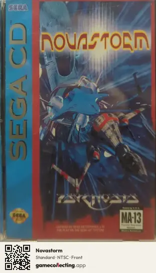 Novastorm Sega Mega-CD / Sega CD, NTSC box front