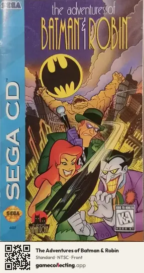 The Adventures of Batman & Robin Sega Mega-CD / Sega CD, NTSC box front