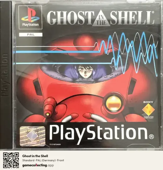 Ghost in the Shell PlayStation, Germany box front