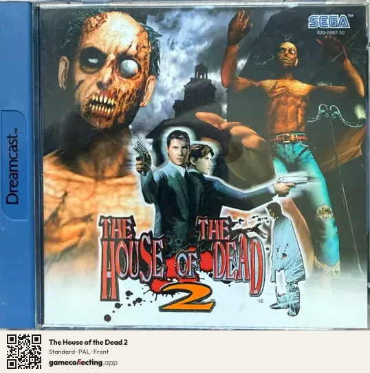 The House of the Dead 2 Sega Dreamcast, PAL box front
