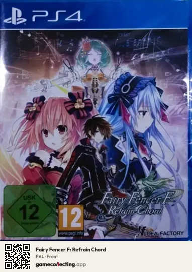 Fairy Fencer F: Refrain Chord PlayStation 4, PAL box front
