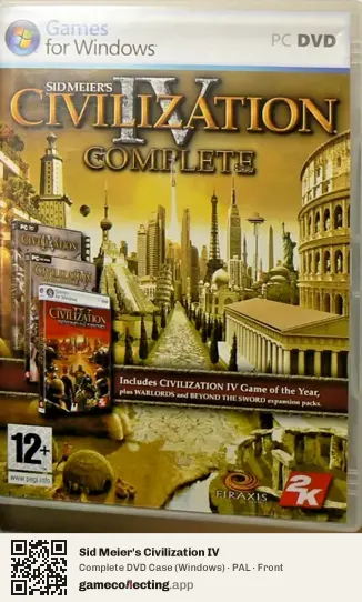 Sid Meier's Civilization IV Computer, PAL box front