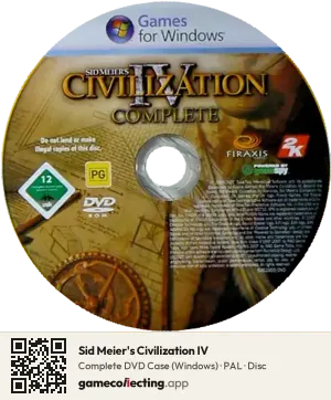 Sid Meier's Civilization IV Computer, PAL disc