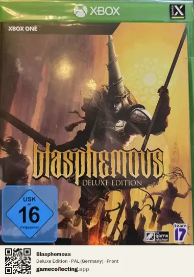 Blasphemous Xbox One, Germany box front