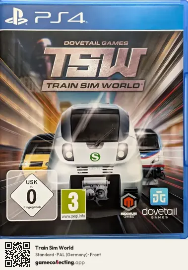 Train Sim World PlayStation 4, Germany box front