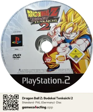 Dragon Ball Z: Budokai Tenkaichi 2 PlayStation 2, PAL disc