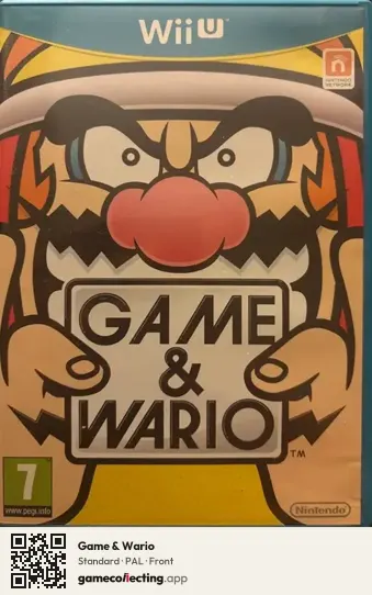 Game & Wario Nintendo Wii U, PAL box front