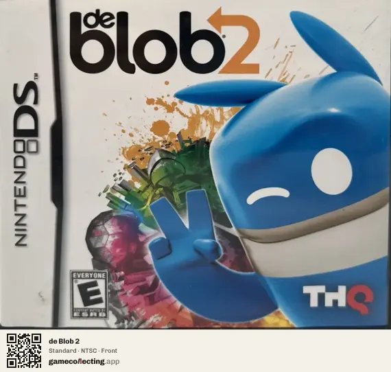 de Blob 2 Nintendo DS, NTSC box front