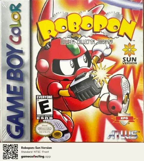 Robopon: Sun Version Game Boy Color, NTSC box front