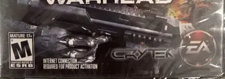 Crysis Warhead, the ESRB box on its front