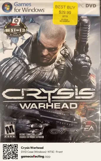 Crysis Warhead Computer, NTSC box front