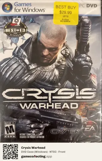 Crysis Warhead Computer, NTSC box front