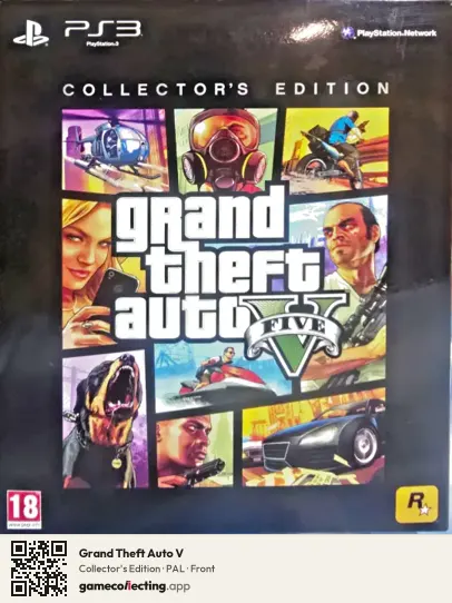 Grand Theft Auto V PlayStation 3, PAL box front